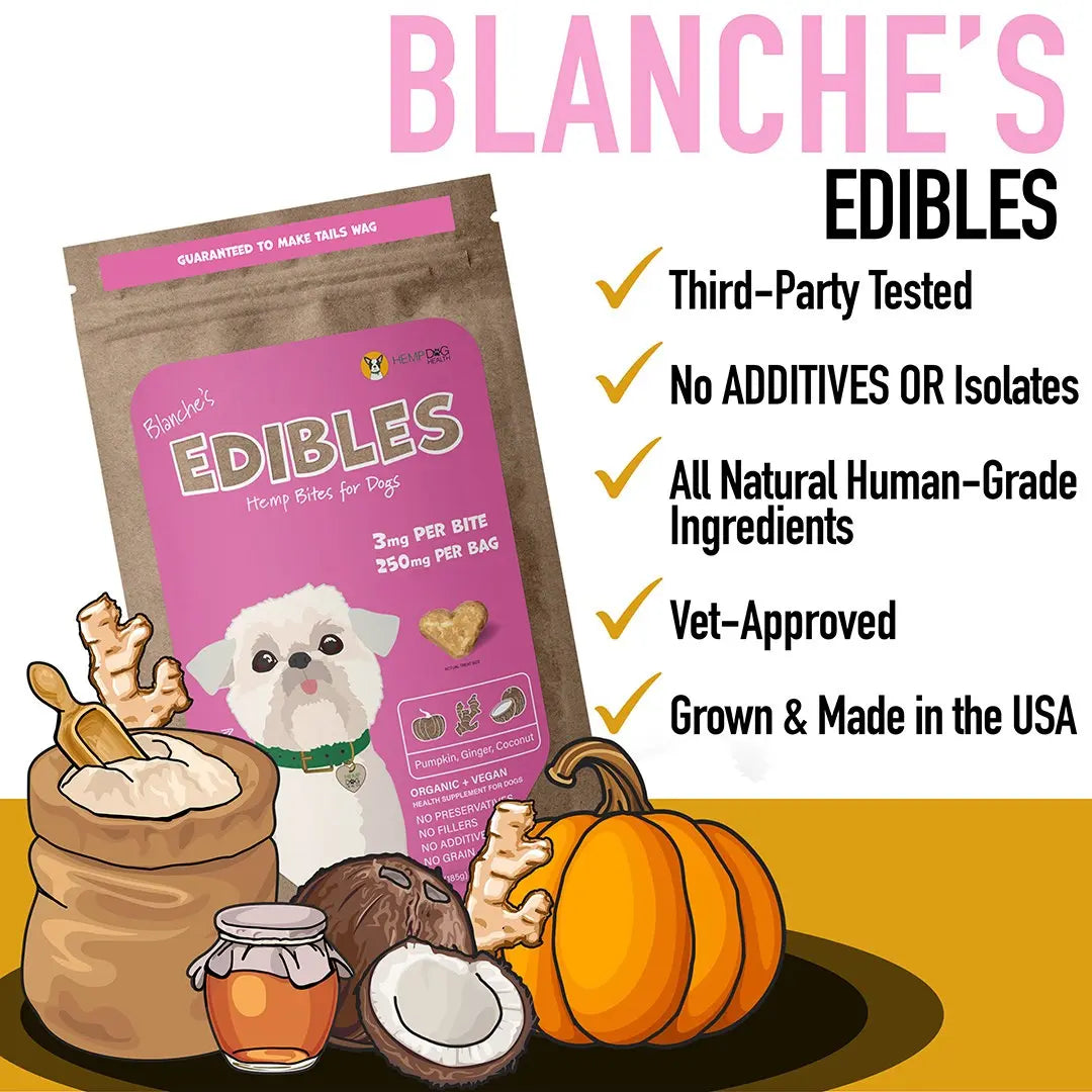Blanche's Edibles: CBD Dog Treats