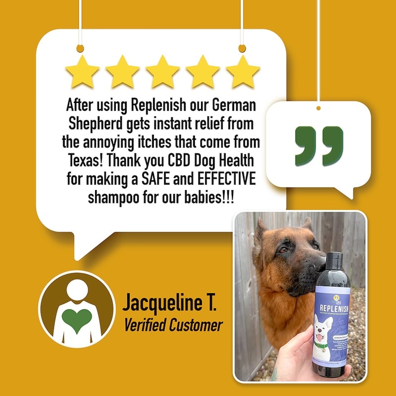 Replenish CBD Dog Shampoo review