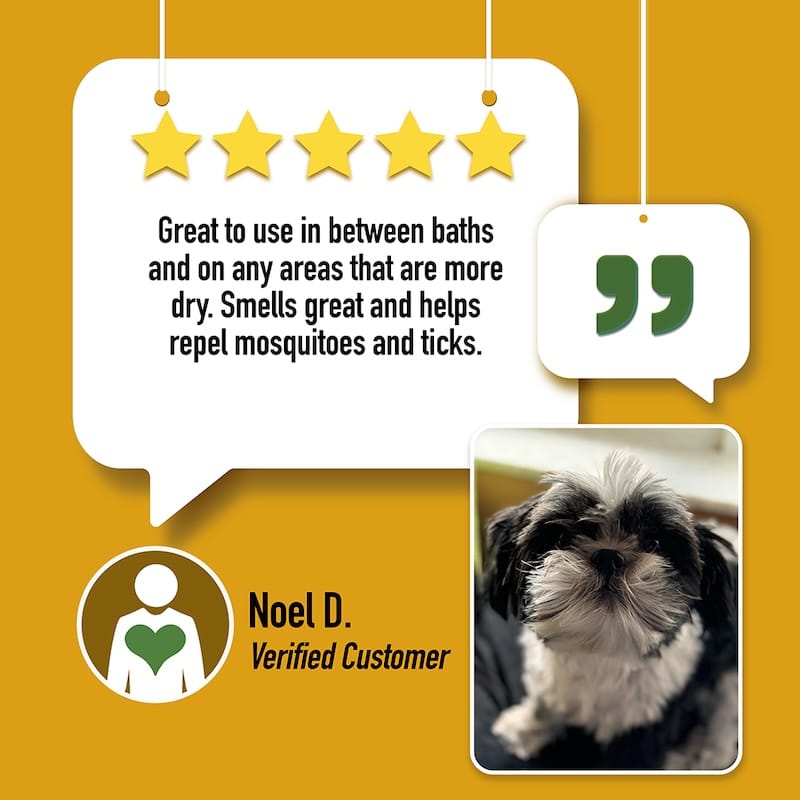 Restore CBD groom spray for dogs pets review