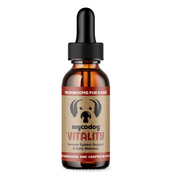 MycoDog Vitality Mushroom Extract Blend for Dogs Immune Support Immune Balance Cellular Health