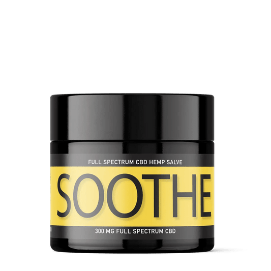 Soothe CBD salve for dog skin irritation allergy prone skin inflammatory balance