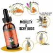 EASE cbd oil for dogs full spectrum hemp extract turmeric for dogs frankincense